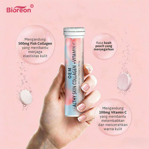 Tabletas Efervescentes de Vitamina C Ultimate Glow Whitening con Glutatión, Colágeno, Péptidos, Aroma a Piña y Complejo de Belleza Brillante - Product Image 2