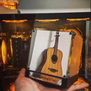 แสงไฟสำหรับคืนอีสปอร์ตสุดสร้างสรรค์ของผู้ชายเครื่องประดับเทคโนโลยีตั้งโต๊ะพลาสติกพื้นที่สี่มิติแช่แข็ง - Product Image 5