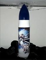 Gobelet isotherme en acier inoxydable de 500 ml et 1000 ml, gobelet à sublimation, bouteille d'eau en forme de balle, sublimation vierge