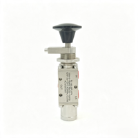 Vanne de relais OEM en acier inoxydable SS316 avec réinitialisation manuelle pour milieu pneumatique ou huileux, taille de port 1/4 po pour système de contrôle de tête de puits