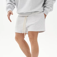 Hot Selling Men's French Terry Cotton Shorts Custom logo Casual Streetwear 300 Gsm Breathable Man Sweat Shorts