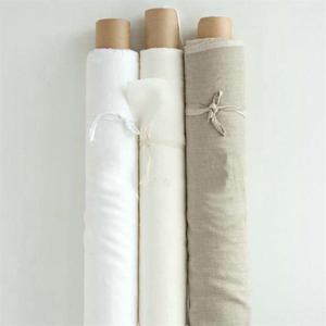 Fils de <span class=keywords><strong>lin</strong></span> avec pierre enzyme 100% biologique, lavage léger français, tissu teint en rouleaux, à bas prix par mètre, 10 m - Product Image 2