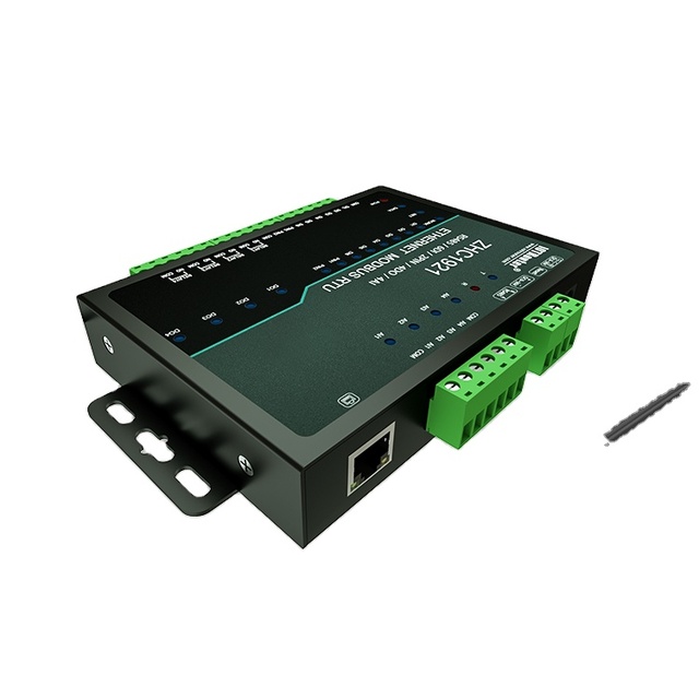 Industrial RJ45 RTU Relay Output MQTT RS485 6DI 4AI to Ethernet IO Control IoT Device for Smart Factory DIN Rail