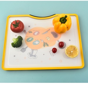Double Sided Cutting <b>Board</b> 304 Stainless Steel PP Surface TPR Edging Juice Groove Kitchen Chopping <b>Board</b> - Product Image 2