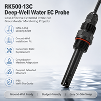 Sonde EC pour eau de puits profond avec tige de détection extra-longue et indice de protection IP68 pour la surveillance des eaux souterraines