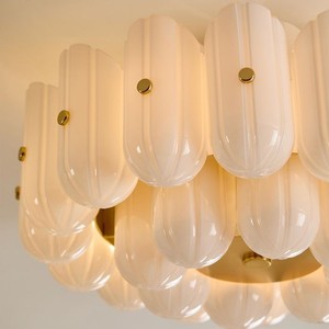 Lámpara de techo LED redonda de diseño minimalista moderno para sala de estar, dormitorio, decoración del hogar D7121 - Product Image 5