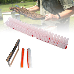 Outil d'élevage des reines JZBZ Cage à <span class=keywords><strong>reine</strong></span> en plastique État neuf Barre d'expédition pour outils de transport des reines - Product Image 1