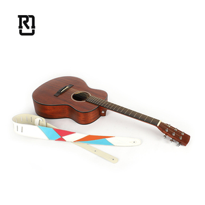 Correa <span class=keywords><strong>de</strong></span> Cuero Clásica <span class=keywords><strong>de</strong></span> 2 Pulgadas para Guitarra Acústica Real Mission Rainbow Music, Correa para Ukelele, Accesorios para Instrumentos Musicales - Product Image 5