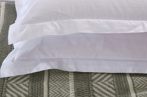 Draps de lit de <span class=keywords><strong>luxe</strong></span> à la mode 100% coton ensemble de literie tissu satiné couvre-lit en relief hôtel draps de lit blancs - Product Image 3
