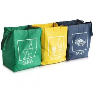 Separate Recycling Waste Bags, Waterproof Recycle Garbage Trash Sorting Bag for Kitchen Office Home - Product Image 1