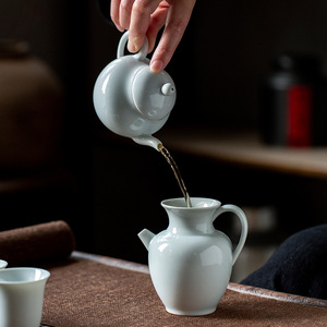 Yingqing Ceramic Fair Cup Porcelain Round Shape Without Lid For Kung Fu <b>Tea</b> <b>Set</b> - Product Image 3