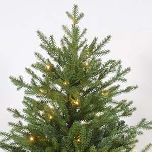 Árbol de Navidad de lujo encriptado Árbol verde de Navidad Led artificial Árbol de Navidad verde 100% pe - Product Image 2