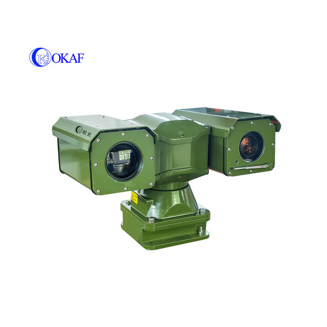 640*512 Dual Sensor Infrared Thermal & Optical PTZ Camera Forest Fire Detection 5km Long Range Thermal PTZ Camera