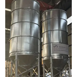 Silo de stockage de poudre sèche boulonné galvanisé pour engrais chimique personnalisé SDCAD