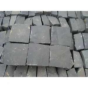 Gute Preis Direkt China Steinbruch Basalt Blöcke Rock für Landschaftsbau, Natürliche Basalt Blöcke für Verkauf, garten Schwarz Basalt Stein Block