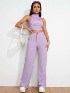 Pantalón Casual Ecológico y Duradero con Diseño Bordado, Tela POLYSTERBLEND, Disponible en Tallas S-XL-XXL - Product Image 3