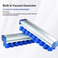 Ventosa de espuma de vacío de alta resistencia serie 60 con transporte horizontal y vertical para paletizador robótico neumático, azul