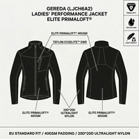 Veste Primaloft Performance pour femme, respirante, coupe-vent, ultra-légère, vêtements d'extérieur, étiquette privée personnalisée, professionnelle