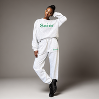 Ensemble de survêtement unisexe personnalisé brodé, coupe oversize, pour femme, avec sweat à capuche et pantalon de jogging à manches longues, décontracté, deux pièces