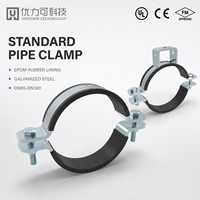 Collier de fixation pour tuyaux, réglable multi-tailles, support de tuyau pour installation industrielle