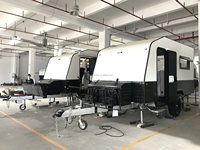 Caravane hybride de haute qualité, norme australienne, toit relevable, fabrication directe, modèle Ecocampor, vente chaude pour la revente