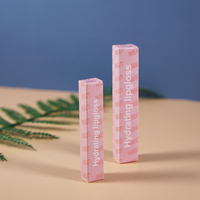 Boîtes d'emballage en papier pour rouge à lèvres, gaufrées sur mesure, laminées mat, pour cosmétiques et soins de la peau, avec taille et design de pliages personnalisés