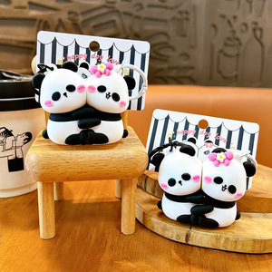 Llavero Magnético <span class=keywords><strong>de</strong></span> Panda Adorable con Diseño <span class=keywords><strong>de</strong></span> Muñeco <span class=keywords><strong>de</strong></span> Doble Cara para <span class=keywords><strong>Parejas</strong></span>, Colgante <span class=keywords><strong>de</strong></span> Bolso, Regalo - Product Image 5