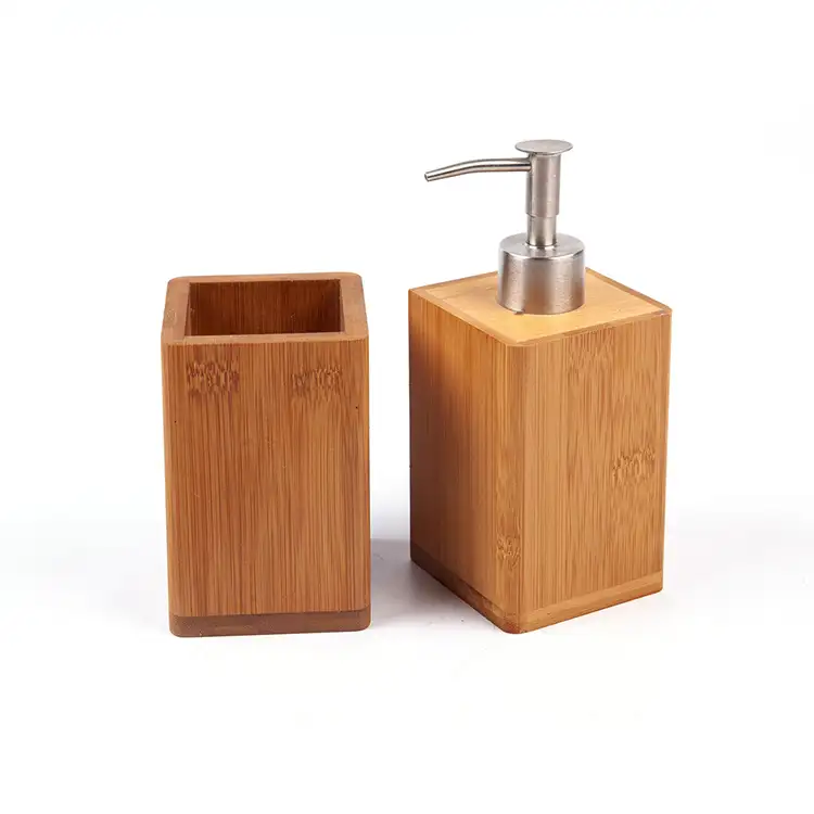 Современный деревянный ручной насос для ванной комнаты, дозатор жидкого мыла