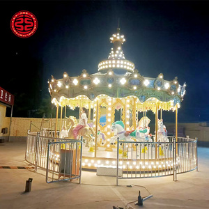 Thiết bị giải trí thương mại sân chơi ngoài trời <span class=keywords><strong>Swing</strong></span> Kid <span class=keywords><strong>Carousel</strong></span> đi xe trên băng chuyền 12 Chỗ mua trẻ em <span class=keywords><strong>Carousel</strong></span> - Product Image 2