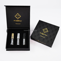 Flacons de parfum miniatures ronds transparents rechargeables de 3 ml, échantillons de parfum en verre de qualité de 5 ml