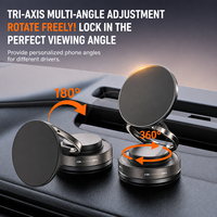 Support de téléphone magnétique pour voiture LC Wholesale, à ventouse, rotatif à 360 degrés, pliable, pour tableau de bord