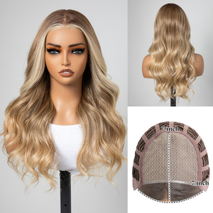 Wholesale Kanekalon Futura Ombre Colored Mono Glueless Lace Front Natural Synthetic Hair <strong>Wigs</strong> Fiber <strong>Wigs</strong> <strong>Monofilament</strong> <strong>Wigs</strong> - Product Image 3