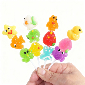 Usine en gros 18g <span class=keywords><strong>bonbons</strong></span> mous sucette saveur <span class=keywords><strong>de</strong></span> <span class=keywords><strong>fruits</strong></span> sucrés <span class=keywords><strong>brochettes</strong></span> <span class=keywords><strong>de</strong></span> <span class=keywords><strong>bonbons</strong></span> gommeux boîte d'emballage - Product Image 2