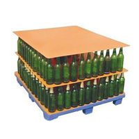 Séparateur de palettes en PP Bouteilles en verre Boissons Couche en plastique Cartonplast Couche de séparation Coussinets Couche de boisson en polypropylène