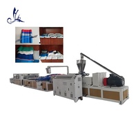 Línea de producción de azulejos de techo, máquina extrusora de plástico de doble tornillo, glaseado, ASA de PVC, precio barato