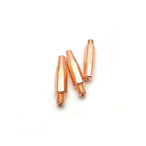 Punta de Contacto Personalizada de Cromo-Zirconio-Cobre Cucrzr de 9x45 mm, Rosca M6 de 1.4 mm para Soldadoras <span class=keywords><strong>MIG</strong></span> en Oferta - Product Image 1