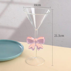 Juego <span class=keywords><strong>de</strong></span> Copas <span class=keywords><strong>de</strong></span> Vino <span class=keywords><strong>de</strong></span> Cristal con Lazo Elegante al <span class=keywords><strong>por</strong></span> <span class=keywords><strong>Mayor</strong></span>, Copa <span class=keywords><strong>de</strong></span> Vino Tinto Romántica, Copa <span class=keywords><strong>de</strong></span> Cóctel, Vaso <span class=keywords><strong>de</strong></span> Leche con Tallo para el Hogar - Product Image 4