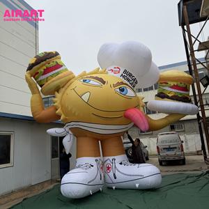 Mascotte gonflable en forme de <span class=keywords><strong>burger</strong></span> pour les événements de carnaval et les food trucks - Product Image 2