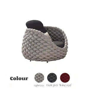 أرائك حديثة للأماكن الخارجية للفناء والحدائق ، أرائك خارجية لفندق Jardin Exterieur Sof Terrassenmo - Product Image 1