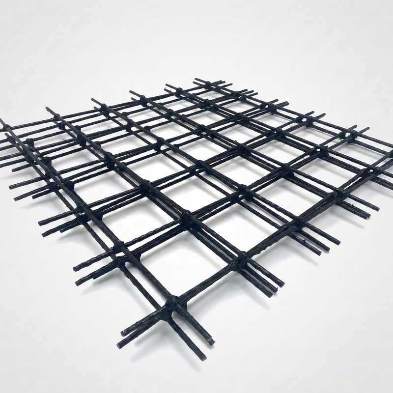 High Strength Fiberglass Geogrid Mesh Pavement