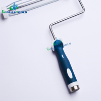 Outils de peinture murale de différentes tailles Conception Cage robuste à 5 fils Nouvelle poignée de rouleau de peinture en caoutchouc souple