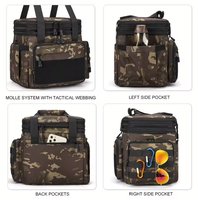 Sac à déjeuner double pour hommes, sac isotherme pour adultes, boîte à lunch thermique, sac isotherme étanche et anti-fuite