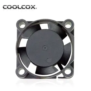 Ventilateur CC CoolCox 25mm, ventilateur de refroidissement CC 5V 12V 24 25x25x10mm