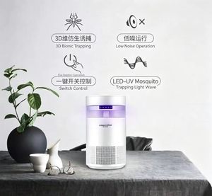 Piège Électrique Anti-Moustiques et Mouches, Tueur d'Insectes Puissant pour les Moucherons, Appât Attractif pour les Mouches à Fruits, Utilisation Intérieure, Anti-Insectes Suspendu - Product Image 2