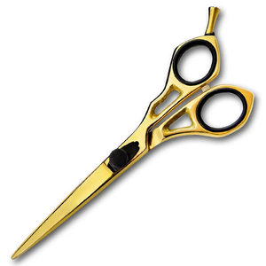 กรรไกรตัดผมสเตนเลสสตีลคอลเลคชั่นล่าสุด ใบมีดคม ด้ามพลาสติก สำหรับตัดผม-สีตามสั่ง ขายดี ดีไซน์โดดเด่น - Product Image 4