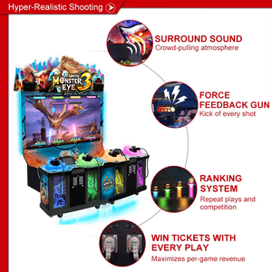 Machine de tir d'arcade Monster Eye 3 Unite, jeu de tir d'arcade, machine de tir d'arcade, machine de jeu d'arcade, machine de jeu d'arcade de tir - Product Image 3