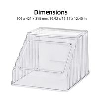 Snapmaker U1 - Housse anti-poussière pour imprimante 3D, boîte isolante résistante aux hautes températures, accessoire compatible avec l'imprimante 3D