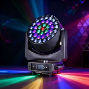 Luz Móvil de Cabeza 19x30W RGBW 4 50 °   Zoom 540 °   270 °   Luz de Escenario DMX con Movimiento Panorámico e Inclinación, Mezcla de Colores CTO - Product Image 1