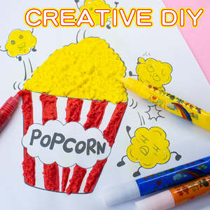 Vente chaude Stylos À Bulles Magique Popcorn Coton Stylo 3d Mousse Texture Peinture Magique <span class=keywords><strong>Puffy</strong></span> Stylo - Product Image 5