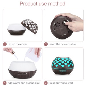 Giáng Sinh Quà Tặng Trái Tim Thiết Kế Hương Thơm Tạo Độ Ẩm 400Ml Thông Minh Tinh Dầu Khuếch Tán Với <span class=keywords><strong>Colour</strong></span> Thay Đổi Cho Hộ Gia Đình Sử Dụng - Product Image 3